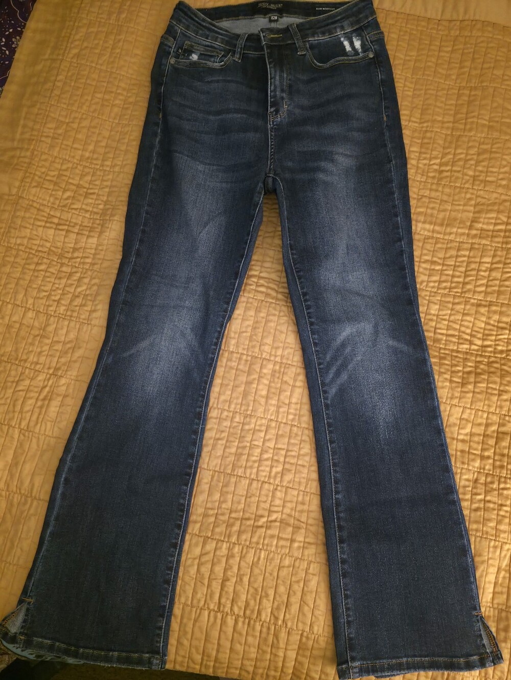Judy Blue Dark Indigo Waistband Jeans Size 7/28